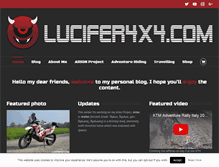 Tablet Screenshot of lucifer4x4.com